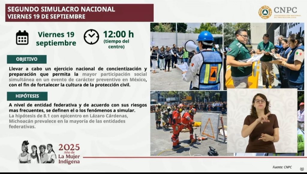 Puebla participa en el Segundo Simulacro Nacional 2025 para fortalecer ...