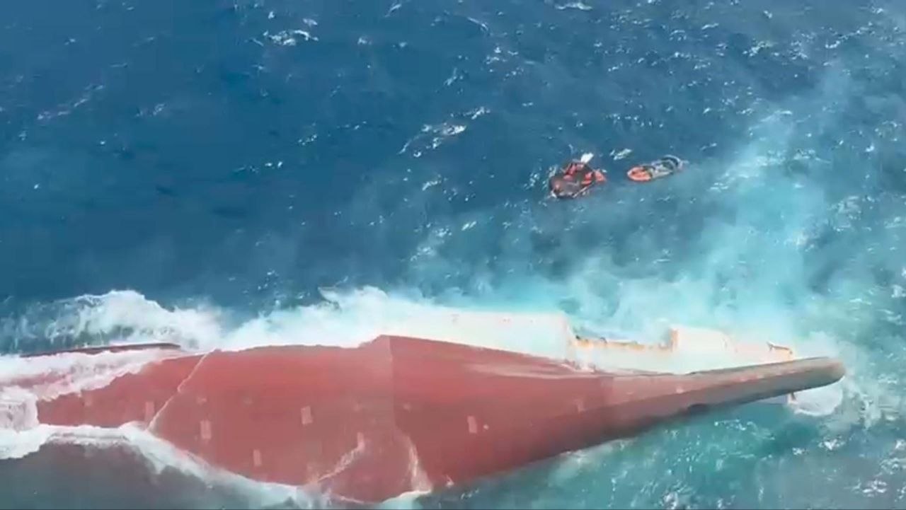 Operativo de rescate del ferry Virgo Transport 8